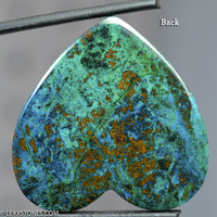 Apache Chrysocolla Shattuckite  Gemstone Cabochon Hand Crafted By Lexx Stones 99 Carats