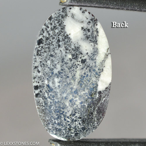 Rare Native Silver In Cobaltite Gemstone Heart Cabochon Hand Crafted by Lexx Stones 23 Carats